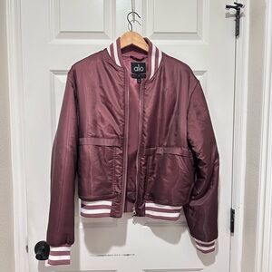 ALO Yoga Women's Plum Bomber Jacket
